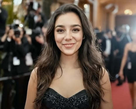 AI generated actor on a red carpet