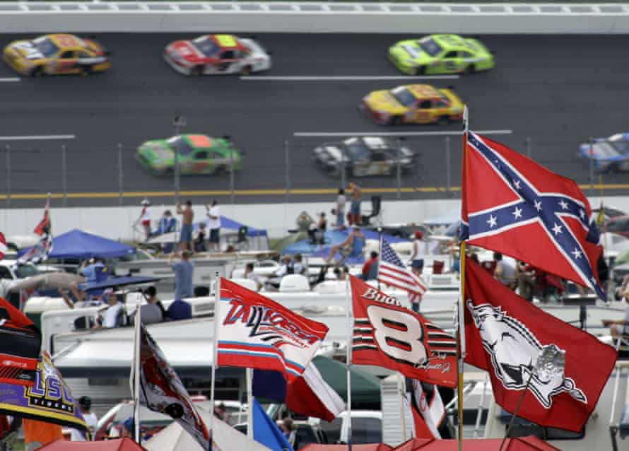 Severing ties … a Nascar race at Talladega, Alabama.