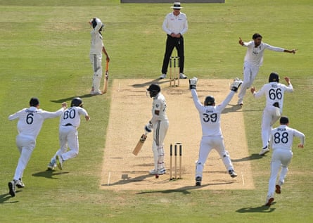 Shoaib Bashir dismisses Mohammed Siraj to win the third Test at Lord’s