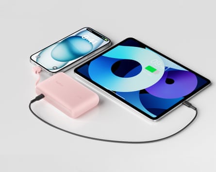 Belkin BoostCharge 10k with integrated cable.