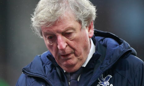 Roy Hodgson during Crystal Palace's game against Wolves in January
