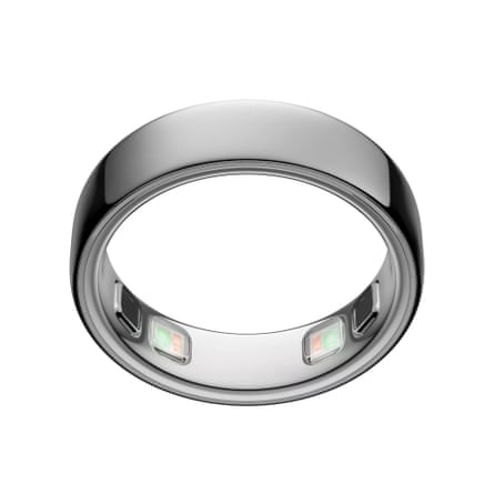 Oura Ring 5 Health & Fitness Tracker Smart Ring, Silver