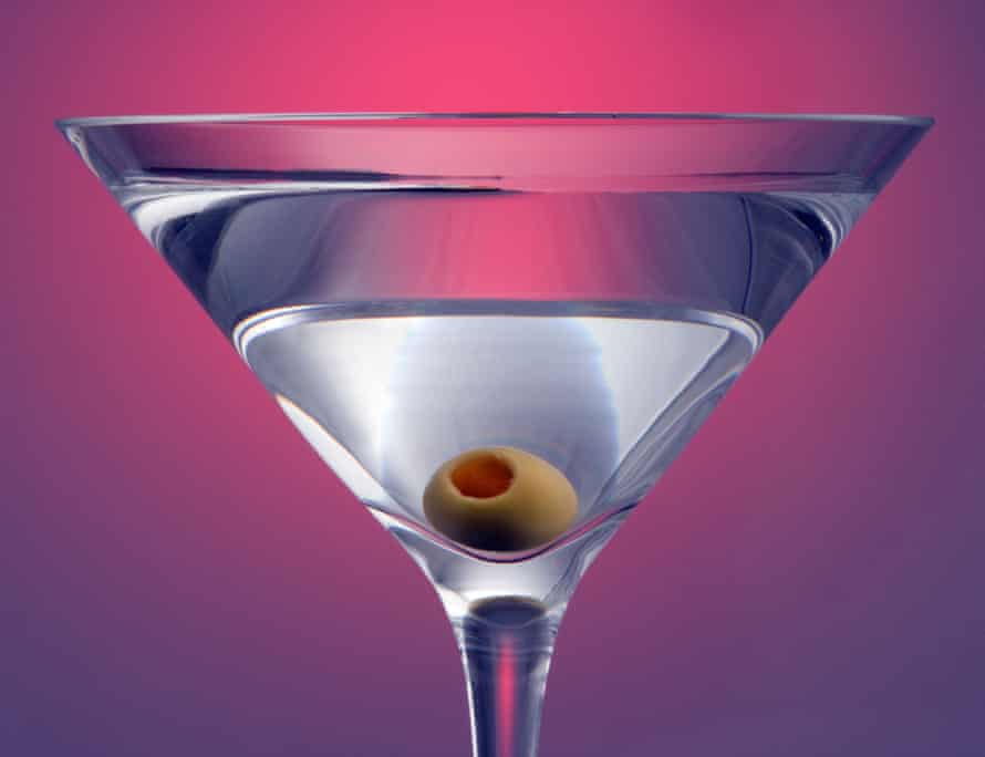 Stirred, not shaken … a classic martini.