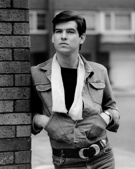 ‘Broody Brosnan’ … Circa 1978, shortly after Tennessee Williams boosted him from understudy to a role in The Red Devil Battery Sign at the Roundhouse.