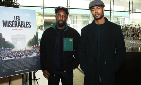 Ladj Ly with Djebril Zonga, one of the stars of Les Misérables, which has been described as a ‘universal film about segregated society’. 