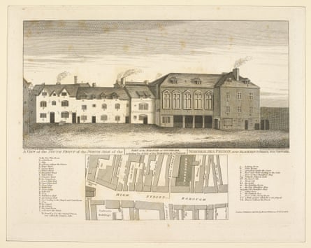 The Marshalsea debtors’ prison, where Charles Dickens’s father, John, was sent in 1824.