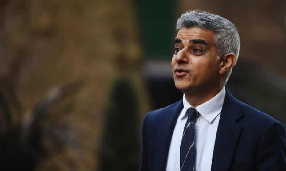 London mayor Sadiq Khan – pictured here at Downing Street in March – has demanded a full public inquiry into why coronavirus has had a disproportionate impact on BAME communities. 