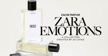 marketing picture of bottles of clear perfume