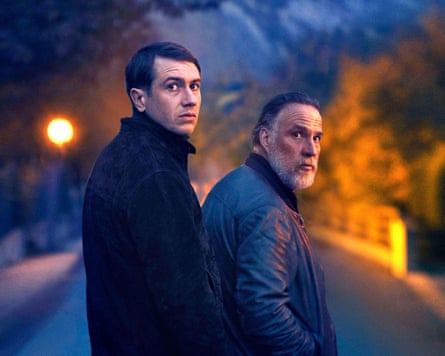 Bastien Bouillon and Bouli Lanners in The Night of the 12th.