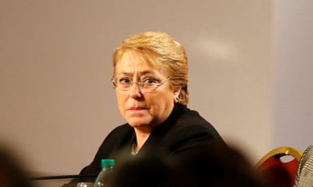 Chile’s President Michelle Bachelet