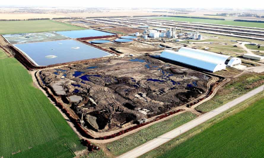 An aerial view of the AltEn plant in Mead, Nebraska.