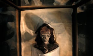 The mummy of King Tutankhamun’s grandmother, Queen Tiye.