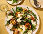 Angela Hartnett’s Italian summer recipes: grilled peaches, green beans and mozzarella, and gnudi in tomato sauce