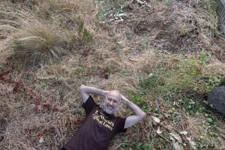 Jarno Coone is very happy to have the world’s ugliest lawn.