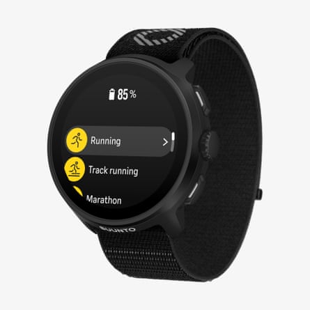 SUUNTO RUN All Black GPS Sport and Running Watch