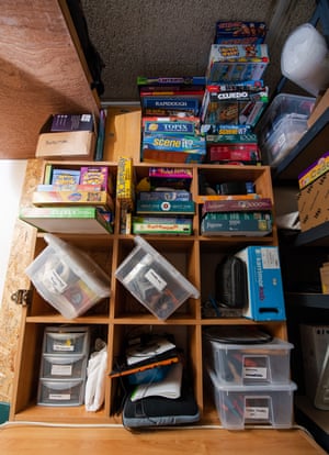 Things for the library. Photograph: Alecsandra Raluca Dragoi/The Guardian