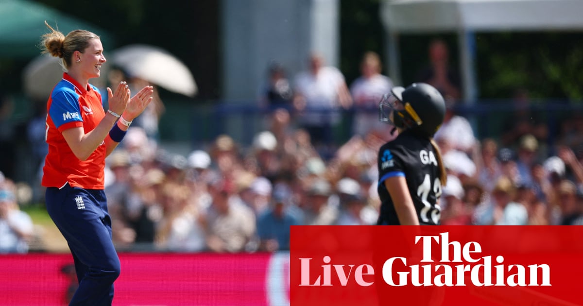 England v New Zealand: second women’s T20 cricket international – live