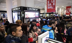 Uk Shoppers Head Out In Their Millions To Brave Boxing Day Sales Business The Guardian