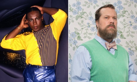 Now and then ... Sylvester in the 80s and John Grant in 2015.
