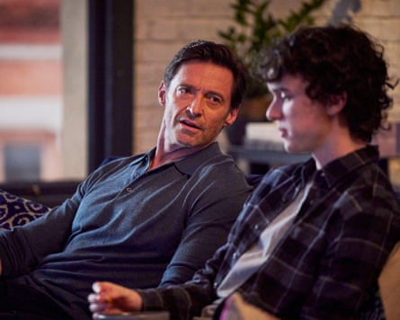Hugh Jackman and Zen McGrath in The Son (2022).