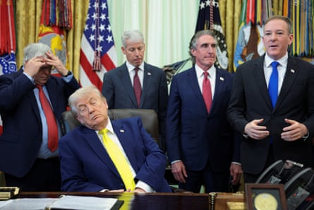 Man at White House event