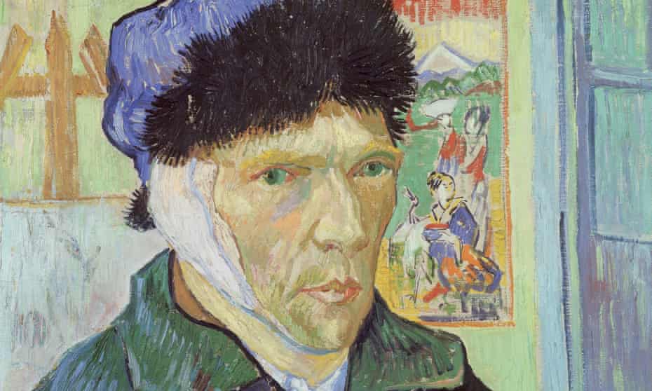 Detail from Van Gogh’s Self-portrait with Bandaged Ear (1889)