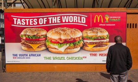 McDonald's billboard in Johannesburg, South Africa
