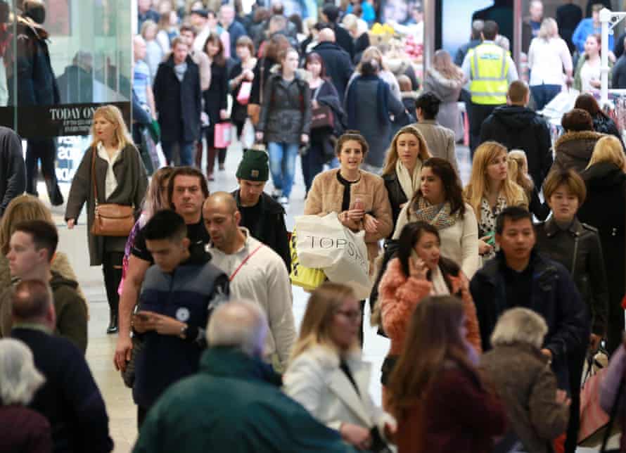 Shoppers hunt at West Quay Shopping Centre, Southampton