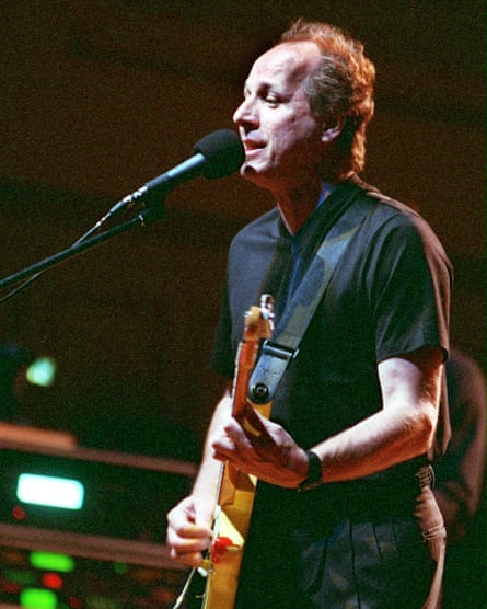 Adrian Below playing with King Crimson in 2000