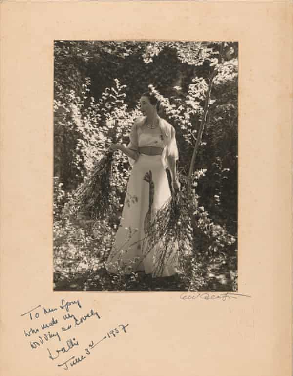 Wallis Simpson’s thank you note to Constance Spry, 1937.