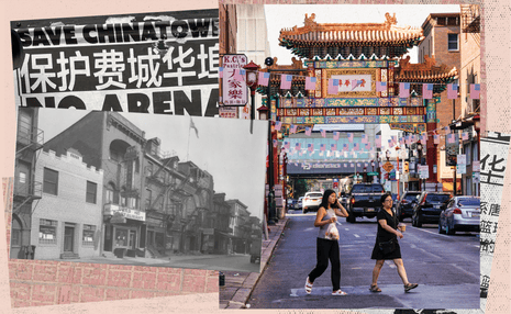 A collage of images from Philly's Chinatown