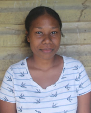 Grace Wow, una studentessa della Solomon Islands National University.