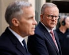 Australia politics live: Albanese and Carney agree action against Iran must end its nuclear weapons program ‘once and for all’