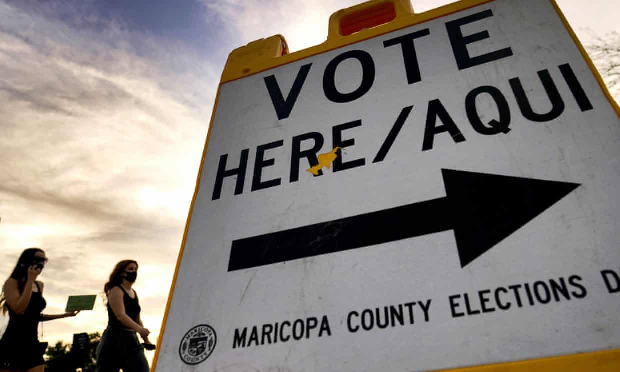 DoJ sues Arizona over voting law that requires proof of citizenship￼  (theguardian.com)