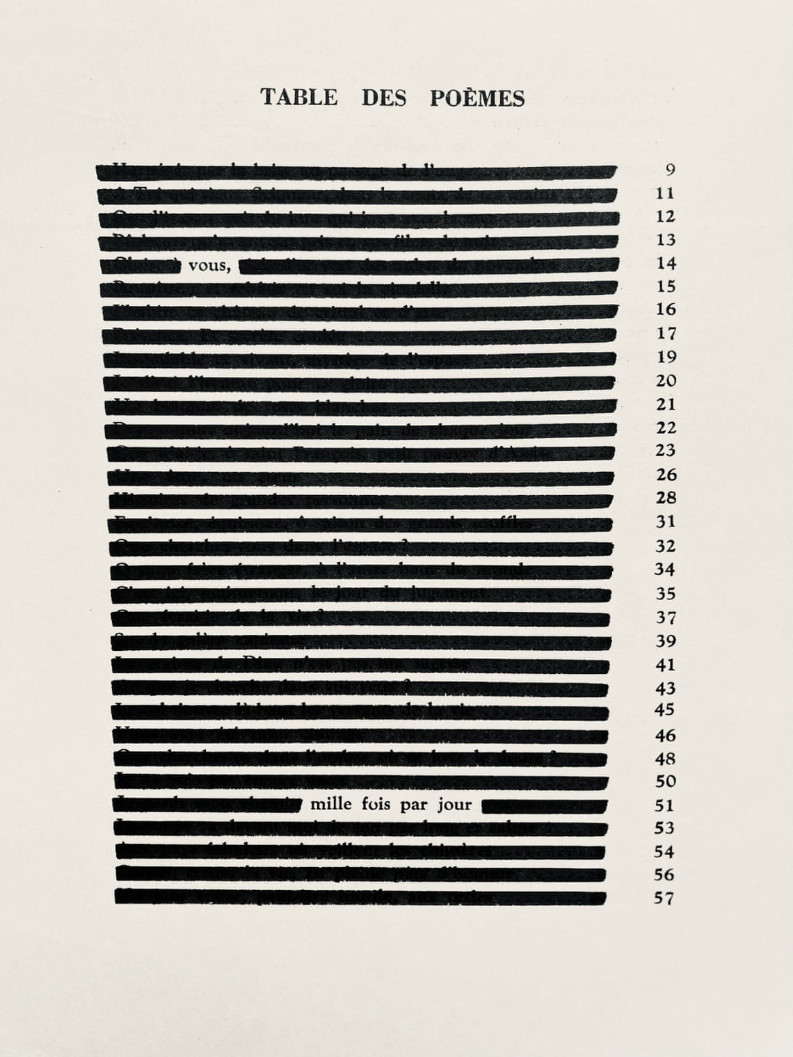 Poème 10 of Haiku Marinière. Photograph: ©Haiku Marinière-2025