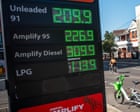 Australia news live: Petrol prices drop nearly 32 cents in a week after fuel tax cuts; BoM says Cyclone Maila may approach Queensland