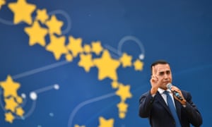 Italy’s deputy prime minister and leader of the Five Star Movement Luigi Di Maio