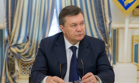 Viktor Yanukovych, then president of Ukraine, in 2014.
