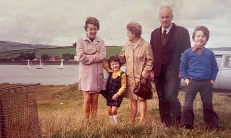 ‘A dreamer’: Mark Hodkinson and family at Hollingworth Lake, Rochdale, in the 1970s