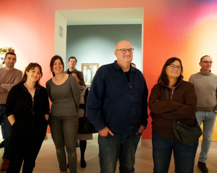 Visitors on the tour