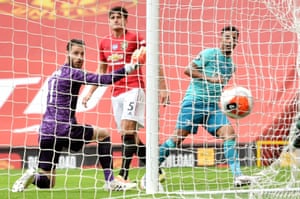 Bournemouth’s Junior Stanislas scores their first goal.