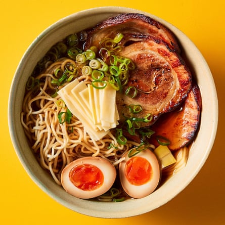 ‘One piece of pork gives you the topping, tare and fat.’