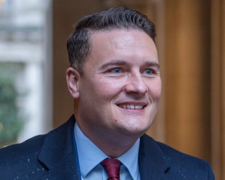 Wes Streeting arrives at Downing Street