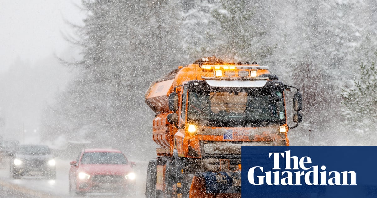 Snow closes schools and disrupts travel in parts of UK and Ireland