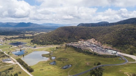An aerial photo of Centennial owned Airly coal mine.