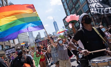The Queer March for Black Lives in New York City, in June.