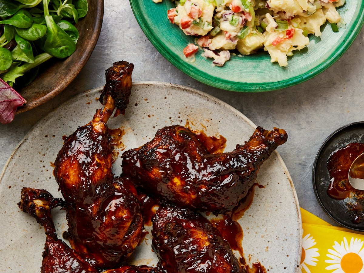 Riaz Phillips' recipe for tamarind barbecue chicken with potato