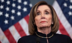 Nancy Pelosi holds a press conference after the House passed articles of impeachment against Donald Trump.