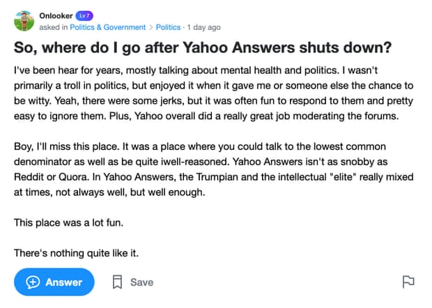 Can Babies See Ghosts?' The Best Of Yahoo Answers | Yahoo | The Guardian