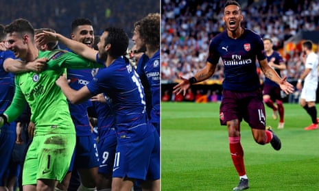 Chelsea and Arsenal will face each other in the Europa League final, meaning both major European tournaments will be won by an English side.
